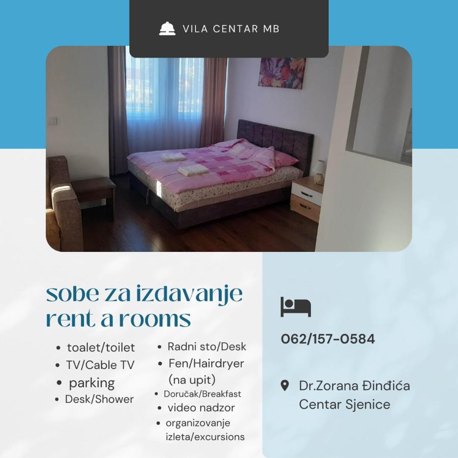 Vila Centar Mb Bed & Breakfast Sjenica Eksteriør bilde